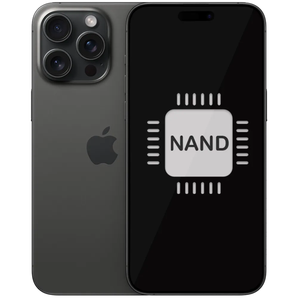 naprawa układu nand w telefonie iphone 15 pro max