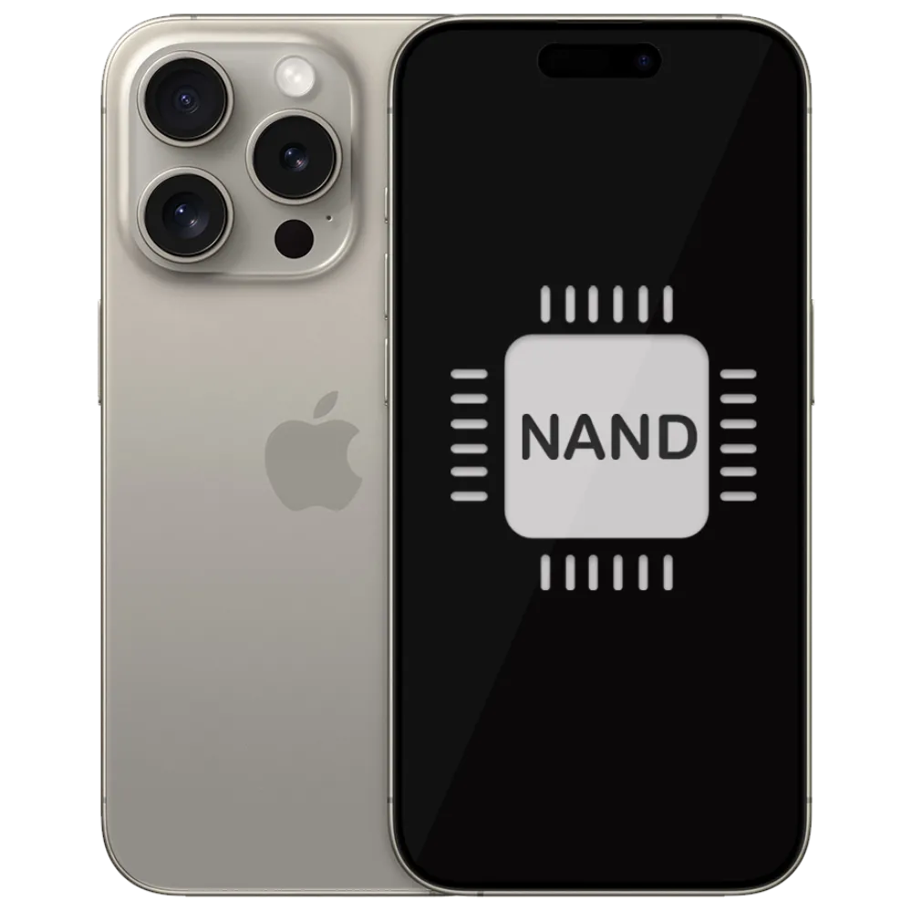 naprawa układu nand w telefonie iphone 15 pro